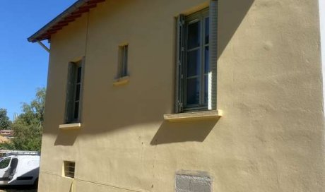 Rénovation de façade de maison à Jonage